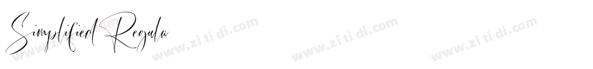 Simplified Regula字体转换